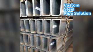 Ống thép đen xám tùy chỉnh liền mạch 600x600mm